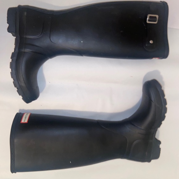 Hunter rain boots matte black - Picture 1 of 4